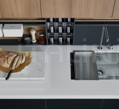 Итальянские Кухни с барной стойкой - Кухня Twelve Итальянские Кухни с барной стойкой - Кухня Twelve фабрика Varenna Poliform