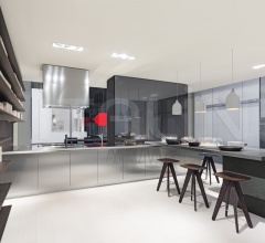 Итальянские Кухни с барной стойкой - Кухня Twelve Итальянские Кухни с барной стойкой - Кухня Twelve фабрика Varenna Poliform