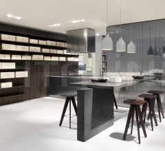 Итальянские Кухни с барной стойкой - Кухня Twelve Итальянские Кухни с барной стойкой - Кухня Twelve фабрика Varenna Poliform