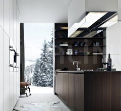 Итальянские Кухни с барной стойкой - Кухня Twelve Итальянские Кухни с барной стойкой - Кухня Twelve фабрика Varenna Poliform