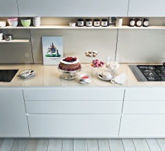 Итальянские Кухни с барной стойкой - Кухня Twelve Итальянские Кухни с барной стойкой - Кухня Twelve фабрика Varenna Poliform