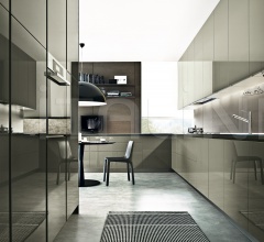 Итальянские Кухни с барной стойкой - Кухня Twelve Итальянские Кухни с барной стойкой - Кухня Twelve фабрика Varenna Poliform