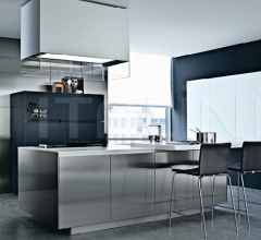 Итальянские Кухни с барной стойкой - Кухня Twelve Итальянские Кухни с барной стойкой - Кухня Twelve фабрика Varenna Poliform