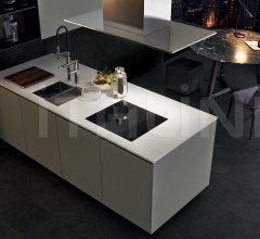 Итальянские Кухни с барной стойкой - Кухня Alea Итальянские Кухни с барной стойкой - Кухня Alea фабрика Varenna Poliform