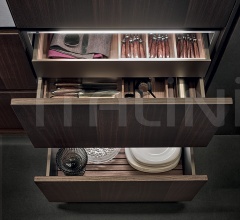 Итальянские Кухни с барной стойкой - Кухня Alea Итальянские Кухни с барной стойкой - Кухня Alea фабрика Varenna Poliform