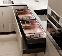 Итальянские Кухни с барной стойкой - Кухня Alea Итальянские Кухни с барной стойкой - Кухня Alea фабрика Varenna Poliform