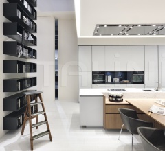 Итальянские Кухни с барной стойкой - Кухня Alea Итальянские Кухни с барной стойкой - Кухня Alea фабрика Varenna Poliform