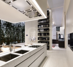 Итальянские Кухни с барной стойкой - Кухня Alea Итальянские Кухни с барной стойкой - Кухня Alea фабрика Varenna Poliform