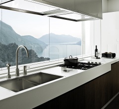 Итальянские Кухни с барной стойкой - Кухня Alea Итальянские Кухни с барной стойкой - Кухня Alea фабрика Varenna Poliform