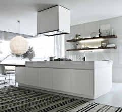 Итальянские Кухни с барной стойкой - Кухня Alea Итальянские Кухни с барной стойкой - Кухня Alea фабрика Varenna Poliform