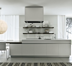 Итальянские Кухни с барной стойкой - Кухня Alea Итальянские Кухни с барной стойкой - Кухня Alea фабрика Varenna Poliform