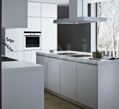 Итальянские Кухни с барной стойкой - Кухня Alea Итальянские Кухни с барной стойкой - Кухня Alea фабрика Varenna Poliform