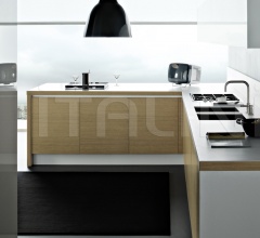 Итальянские Кухни с барной стойкой - Кухня Alea Итальянские Кухни с барной стойкой - Кухня Alea фабрика Varenna Poliform