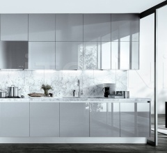 Итальянские Кухни с барной стойкой - Кухня Alea Итальянские Кухни с барной стойкой - Кухня Alea фабрика Varenna Poliform