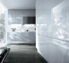 Итальянские Кухни с барной стойкой - Кухня Alea Итальянские Кухни с барной стойкой - Кухня Alea фабрика Varenna Poliform