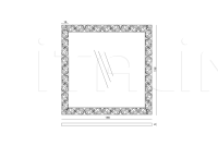 Настенное зеркало Antinoo IPE Cavalli (Visionnaire)