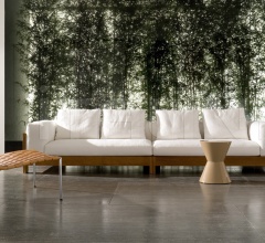 Итальянские Уличная мебель - Модульный диван Alison Iroko Outdoor Итальянские Уличная мебель - Модульный диван Alison Iroko Outdoor фабрика Minotti
