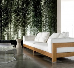 Итальянские Уличная мебель - Модульный диван Alison Iroko Outdoor Итальянские Уличная мебель - Модульный диван Alison Iroko Outdoor фабрика Minotti