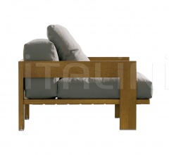 Итальянские Уличные кресла - Кресло Alison Iroko Outdoor Итальянские Уличные кресла - Кресло Alison Iroko Outdoor фабрика Minotti