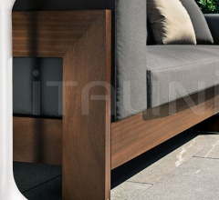 Итальянские Уличная мебель - Модульный диван Alison Iroko Outdoor Итальянские Уличная мебель - Модульный диван Alison Iroko Outdoor фабрика Minotti