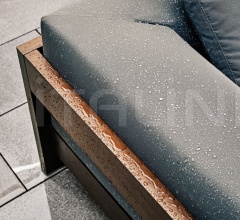 Итальянские Уличная мебель - Модульный диван Alison Iroko Outdoor Итальянские Уличная мебель - Модульный диван Alison Iroko Outdoor фабрика Minotti