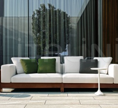 Итальянские Уличная мебель - Модульный диван Alison Iroko Outdoor Итальянские Уличная мебель - Модульный диван Alison Iroko Outdoor фабрика Minotti