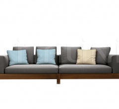 Итальянские Уличная мебель - Модульный диван Alison Iroko Outdoor Итальянские Уличная мебель - Модульный диван Alison Iroko Outdoor фабрика Minotti