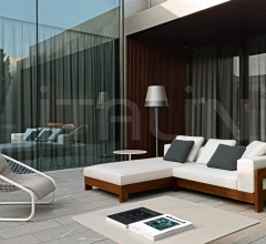 Итальянские Уличная мебель - Модульный диван Alison Iroko Outdoor Итальянские Уличная мебель - Модульный диван Alison Iroko Outdoor фабрика Minotti