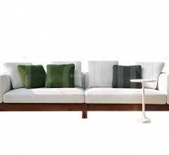 Итальянские Уличная мебель - Модульный диван Alison Iroko Outdoor Итальянские Уличная мебель - Модульный диван Alison Iroko Outdoor фабрика Minotti