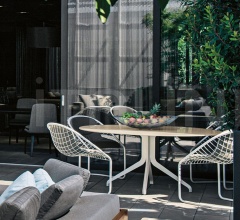 Итальянские Столовая - Стол обеденный Claydon фабрика Minotti