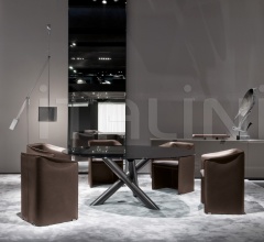 Итальянские Столовая - Стол обеденный Van Dyck фабрика Minotti