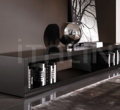 Итальянские Гостиная - Книжный стеллаж Johns Low Итальянские Гостиная - Книжный стеллаж Johns Low фабрика Minotti