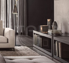 Итальянские Гостиная - Книжный стеллаж Johns Low Итальянские Гостиная - Книжный стеллаж Johns Low фабрика Minotti