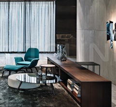 Итальянские Гостиная - Книжный стеллаж Johns Low Итальянские Гостиная - Книжный стеллаж Johns Low фабрика Minotti