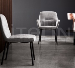 Итальянские Стулья, табуреты - Стул с подлокотниками Flavin фабрика Minotti