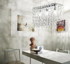 Подвесной светильник GIOGALI SP RE2 фабрика Vistosi