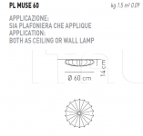 Потолочный светильник MUSE 60 Axo Light