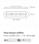 Потолочный светильник Float lineare Artemide
