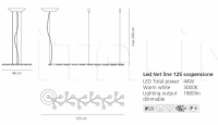 Подвесной светильник Led Net line Artemide