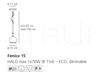 Подвесной светильник Fenice Artemide