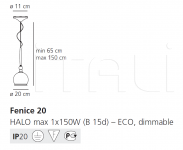 Подвесной светильник Fenice Artemide