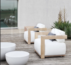 Итальянские Уличная мебель - Кресло CLAUD OPEN AIR фабрика Meridiani