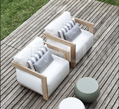 Итальянские Уличная мебель - Кресло CLAUD OPEN AIR фабрика Meridiani