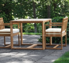 Итальянские Уличная мебель - Стул SQUARE фабрика Meridiani