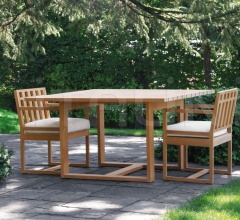 Итальянские Уличные столы - Стол SQUARE Итальянские Уличные столы - Стол SQUARE фабрика Meridiani