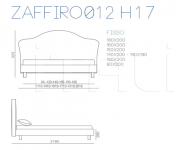 Кровать ZAFFIR Ø12 Bontempi Casa