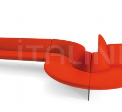 Итальянские Диваны - Модульный диван Serpentine Итальянские Диваны - Модульный диван Serpentine фабрика Moroso