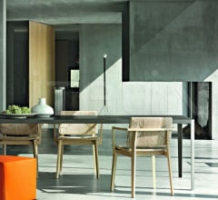 Итальянские Столы обеденные - Стол обеденный Filo Итальянские Столы обеденные - Стол обеденный Filo фабрика Lema