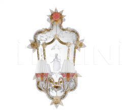 Настенный светильник с зеркалом St. Margherita 3000 Настенный светильник с зеркалом St. Margherita 3000 фабрика Arte Veneziana