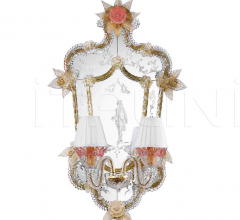 Настенный светильник с зеркалом St. Margherita 3001 Настенный светильник с зеркалом St. Margherita 3001 фабрика Arte Veneziana